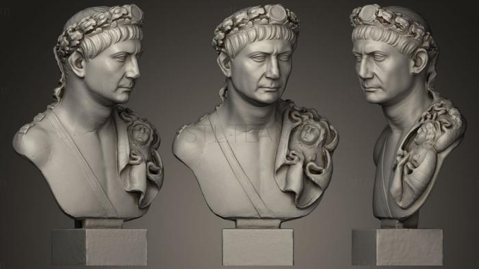 Бюсты и головы античные и исторические Траян